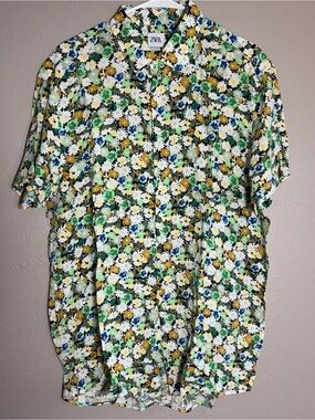 [Used/Like New ] Zara Men’s Floral button // Men Size XL
